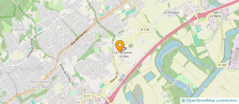 localisation de l'entreprise CEJI à SAINT-ISMIER