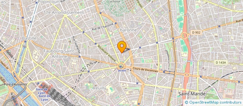localisation de l'entreprise CEJI SARL à PARIS