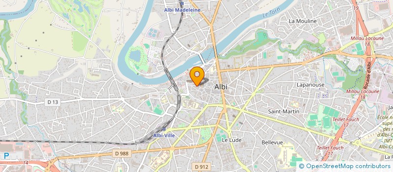 localisation de l'entreprise CEJO à ALBI