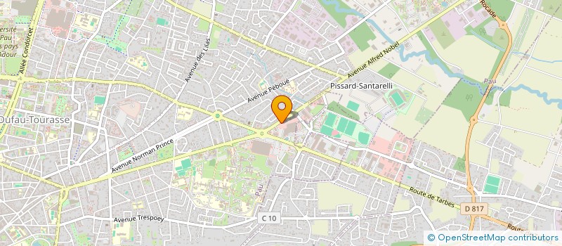 localisation de l'entreprise CEJOLY à PAU