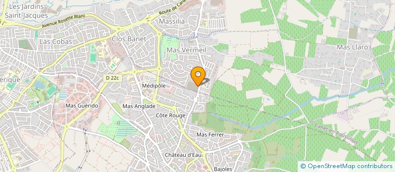 localisation de l'entreprise CEJP à PERPIGNAN