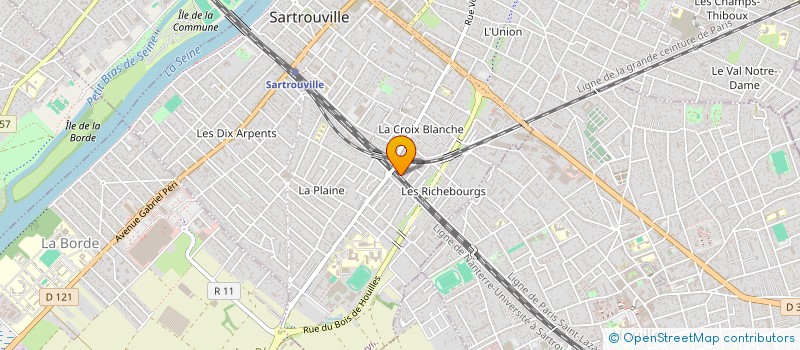 localisation de l'entreprise CEJU 45  SARTROUVILLE