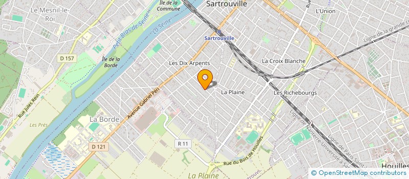 localisation de l'entreprise CEKA  SARTROUVILLE