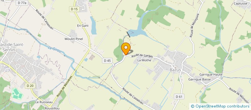 localisation de l'entreprise CEKAEM à BAZUS