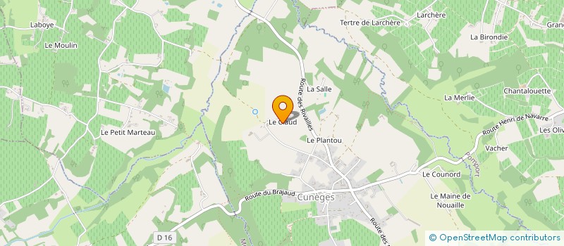 localisation de l'entreprise CEKALUNA  SIGOULES-ET-FLAUGEAC