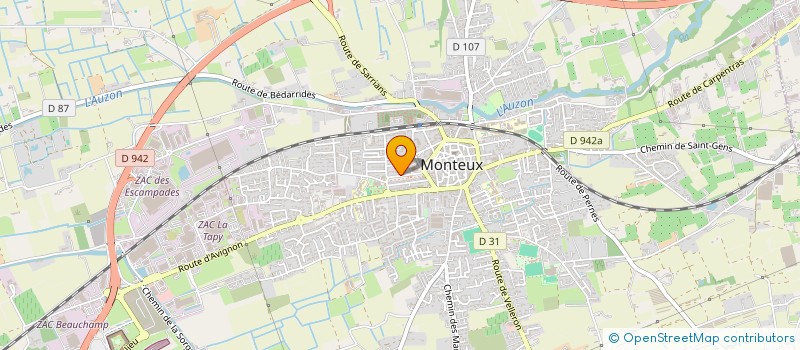 localisation de l'entreprise CEKAYA à MONTEUX