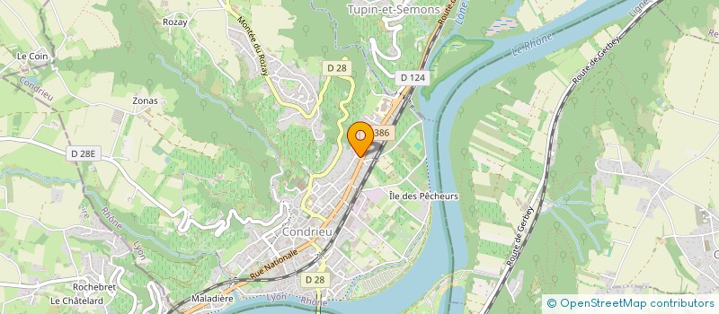 localisation de l'entreprise CEKE PASS IT ON  CONDRIEU