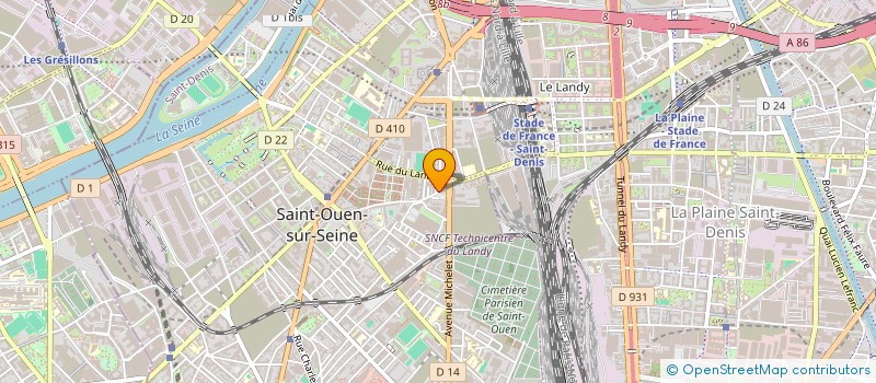 localisation de l'entreprise CEKEDUBONHEUR à SAINT-OUEN-SUR-SEINE