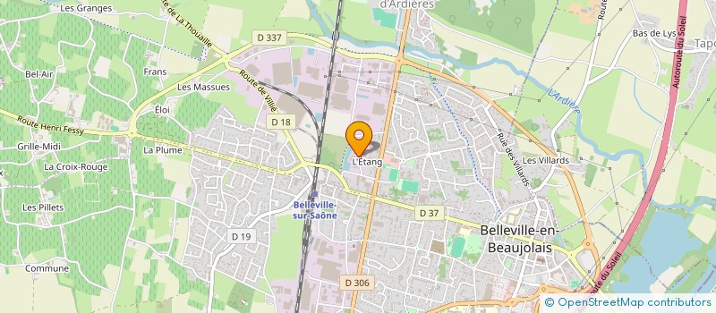 localisation de l'entreprise CEKIBA  BELLEVILLE-EN-BEAUJOLAIS