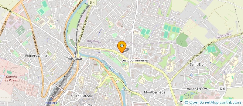localisation de l'entreprise CEKILMEFO - CREATEUR DE SATISFACTION  POITIERS