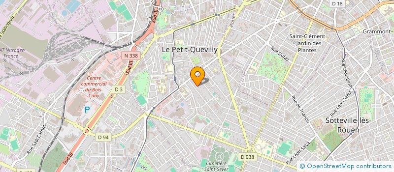 localisation de l'entreprise CEKIN HOLDING  LE PETIT-QUEVILLY