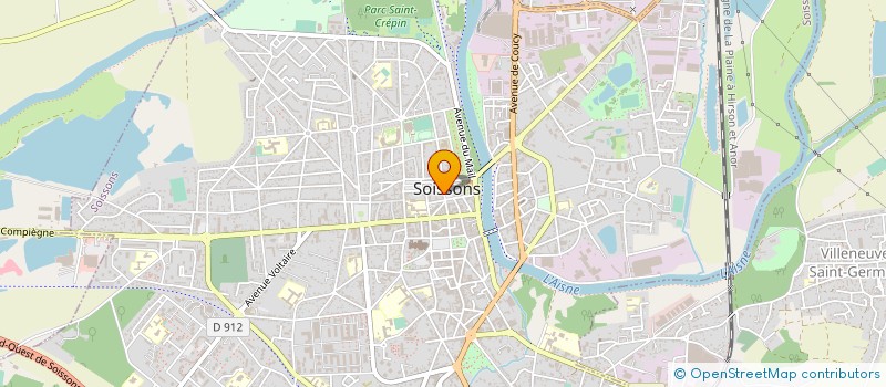 localisation de l'entreprise CEKOANON à SOISSONS