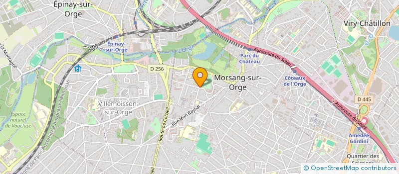 localisation de l'entreprise CEL 23 à MORSANG-SUR-ORGE