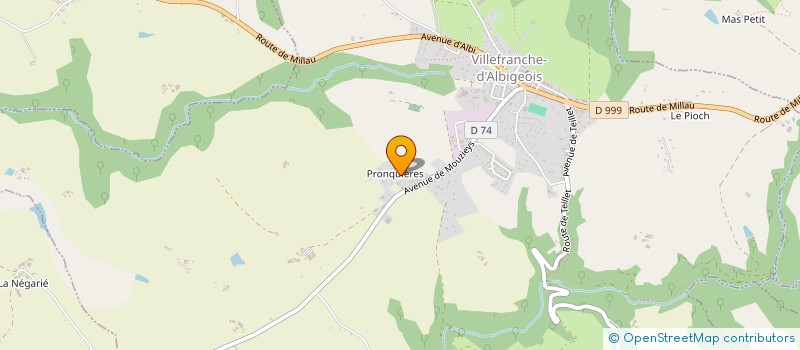 localisation de l'entreprise CEL  VILLEFRANCHE D'ALBIGEOIS