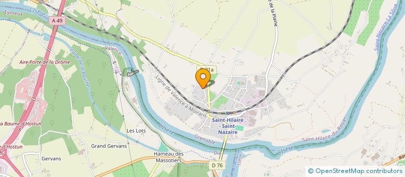 localisation de l'entreprise CEL'ATELIER  SAINT-HILAIRE-DU-ROSIER