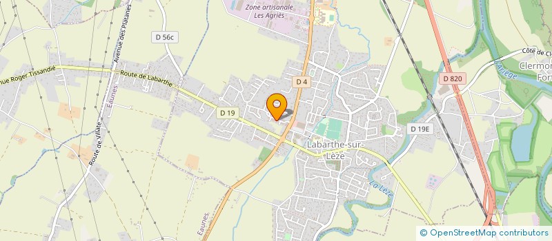localisation de l'entreprise CEL AUTO à LABARTHE-SUR-LEZE