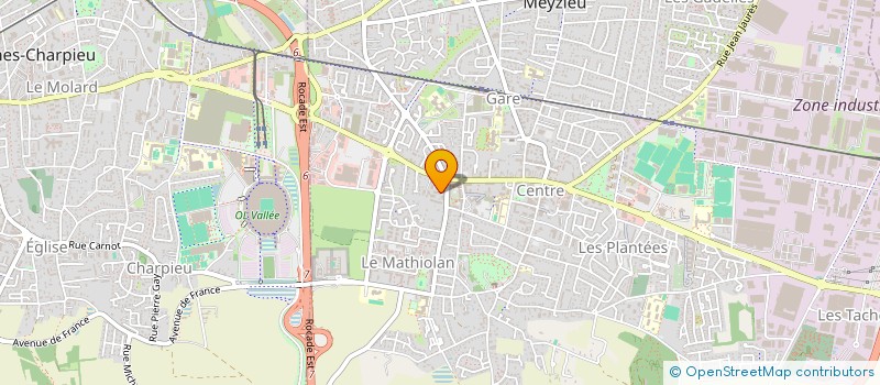 localisation de l'entreprise CEL CG  MEYZIEU