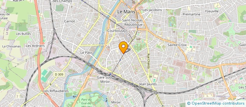 localisation de l'entreprise CEL'CLUB à LE MANS