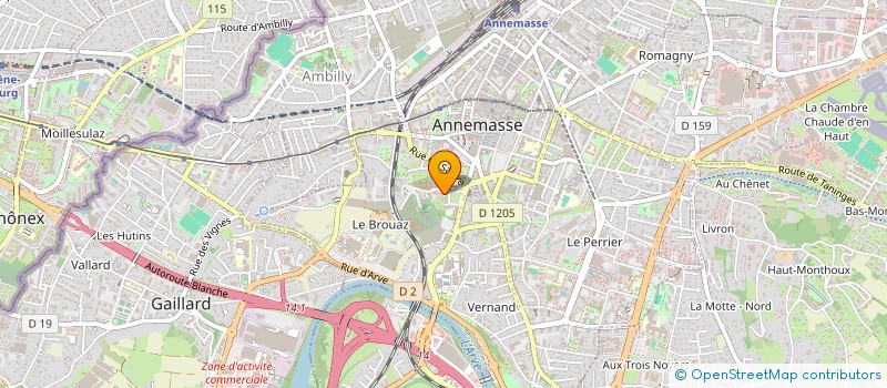 localisation de l'entreprise CEL DEVELOPPEMENT  ANNEMASSE