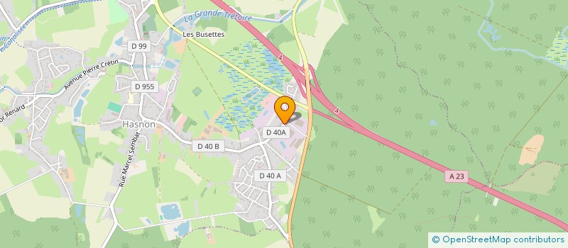 localisation de l'entreprise CEL ET SEB  HASNON