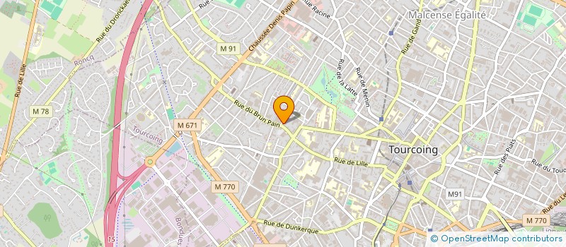 localisation de l'entreprise CEL'EXPRESS à TOURCOING