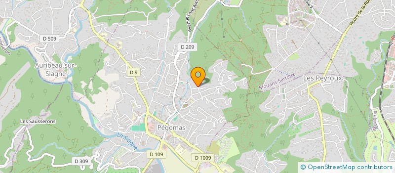 localisation de l'entreprise CEL HABITAT  PEGOMAS