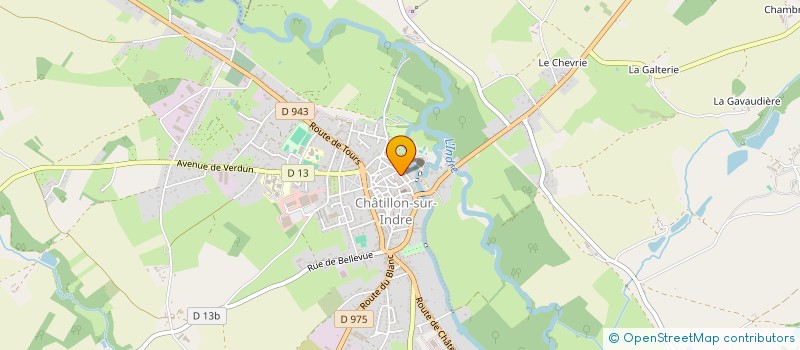 localisation de l'entreprise CEL'IMPULSION à CHATILLON-SUR-INDRE