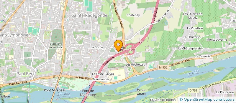 localisation de l'entreprise CEL'PHI  TOURS