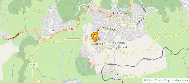 localisation de l'entreprise CEL PYC  FONT-ROMEU-ODEILLO-VIA