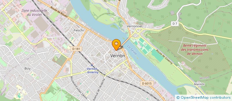 localisation de l'entreprise CEL'REVE  VERNON