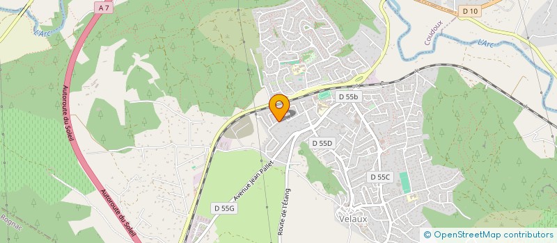 localisation de l'entreprise CELA à VELAUX