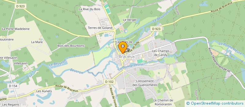 localisation de l'entreprise CELA  BRACIEUX