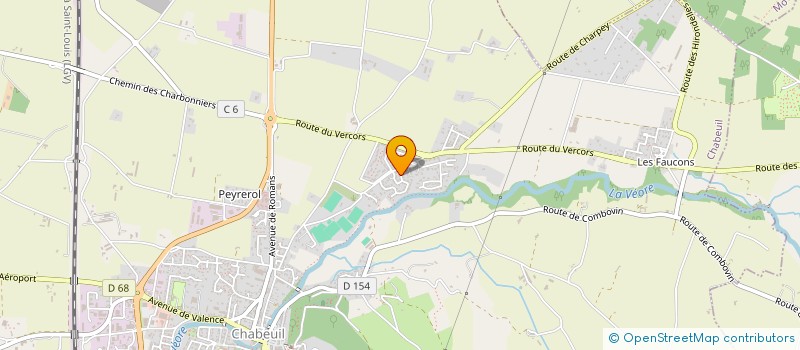 localisation de l'entreprise CELA FORMATION  CHABEUIL