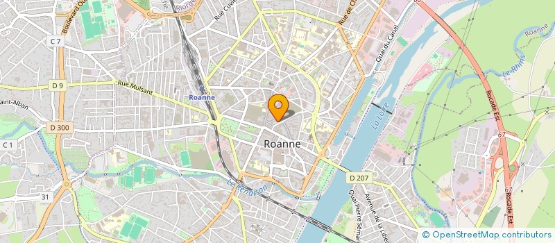 localisation de l'entreprise CELA GRITO 7  ROANNE