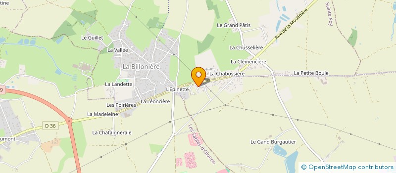 localisation de l'entreprise CELA OUEST à TALMONT-SAINT-HILAIRE