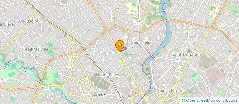 localisation de l'entreprise CELA SAS à NANTES