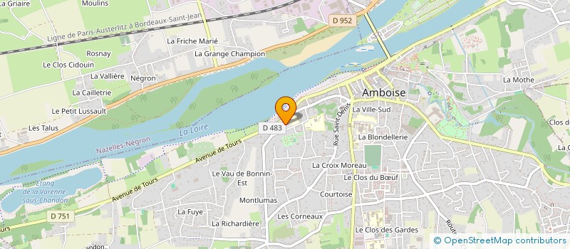 localisation de l'entreprise CELADERE à AMBOISE