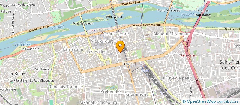 localisation de l'entreprise CELADON à TOURS