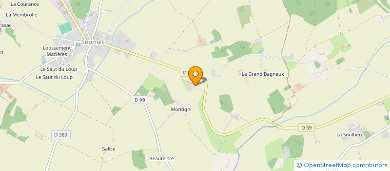 localisation de l'entreprise CELADON  SEPMES