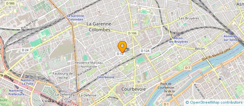 localisation de l'entreprise CELAIN à COURBEVOIE