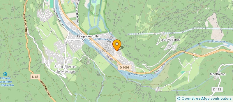 localisation de l'entreprise CELAL  VIZILLE