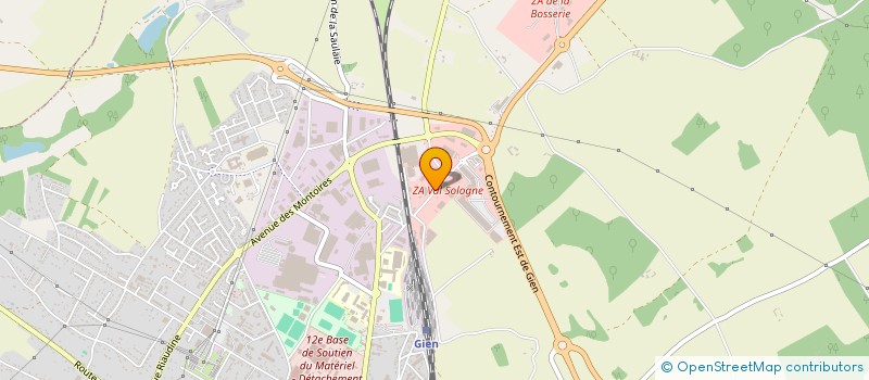 localisation de l'entreprise CELAMAX  GIEN
