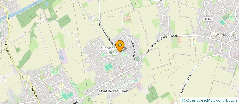 localisation de l'entreprise CELANE FINANCE  ALLENNES-LES-MARAIS