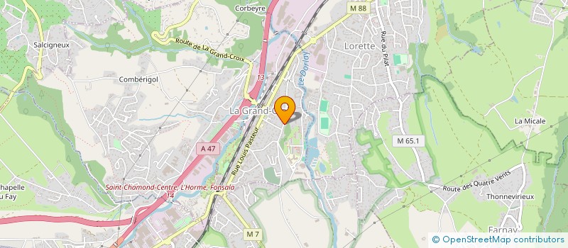 localisation de l'entreprise CELANIA  LA GRAND-CROIX