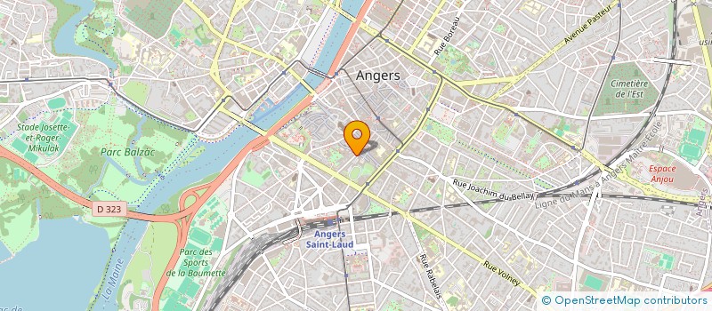 localisation de l'entreprise CELANN à ANGERS