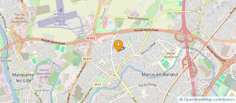 localisation de l'entreprise CELAR à MARCQ-EN-BARŒUL