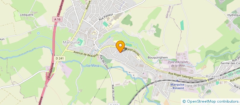 localisation de l'entreprise CELARE  MARQUISE