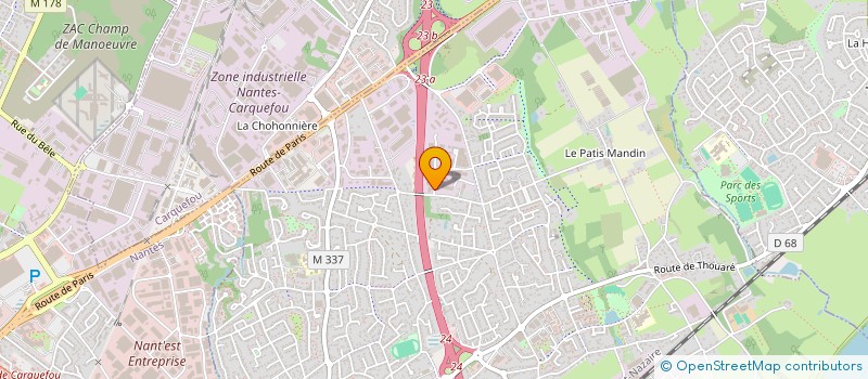 localisation de l'entreprise CELARIM  SAINTE-LUCE-SUR-LOIRE