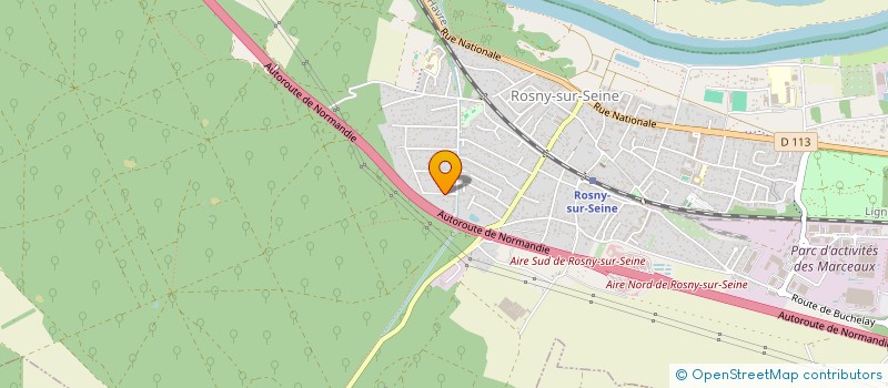 localisation de l'entreprise CELAS FAMILY  ROSNY-SUR-SEINE