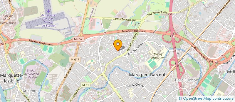 localisation de l'entreprise CELASI à MARCQ-EN-BARŒUL